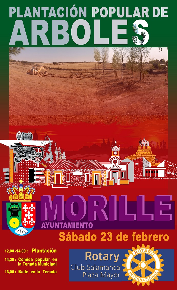 Plantación de árboles en Morille
