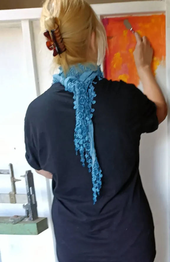 Carmen Elena, nuestra artista residente